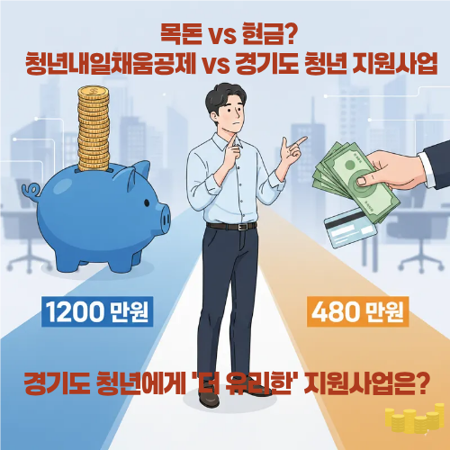 청년내일채움공제 vs 경기도 청년 노동자 지원사업