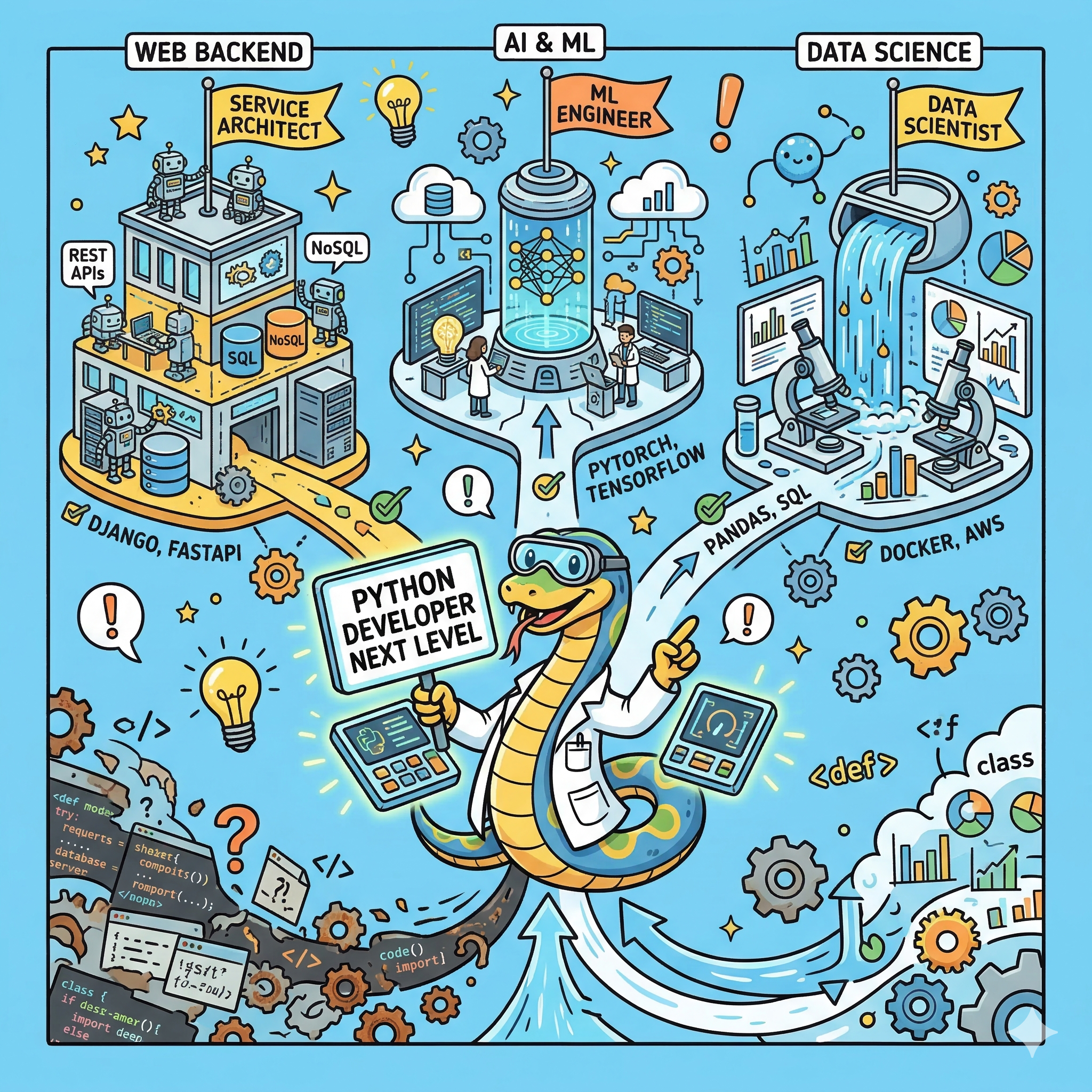 웹 개발(Web), 인공지능(AI), 데이터 사이언스(Data)
