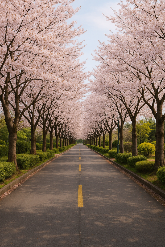 아라동 벛꽃길