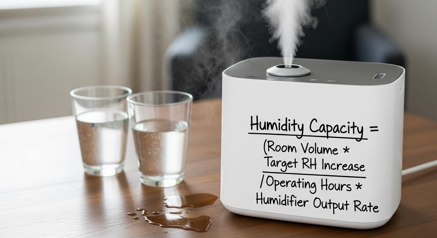 가습기 가습량 공식