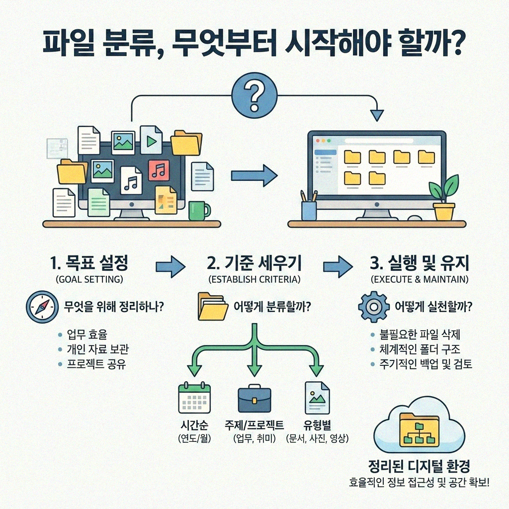 내 파일 보물찾기 끝! 문서 폴더 정리 습관 만들기