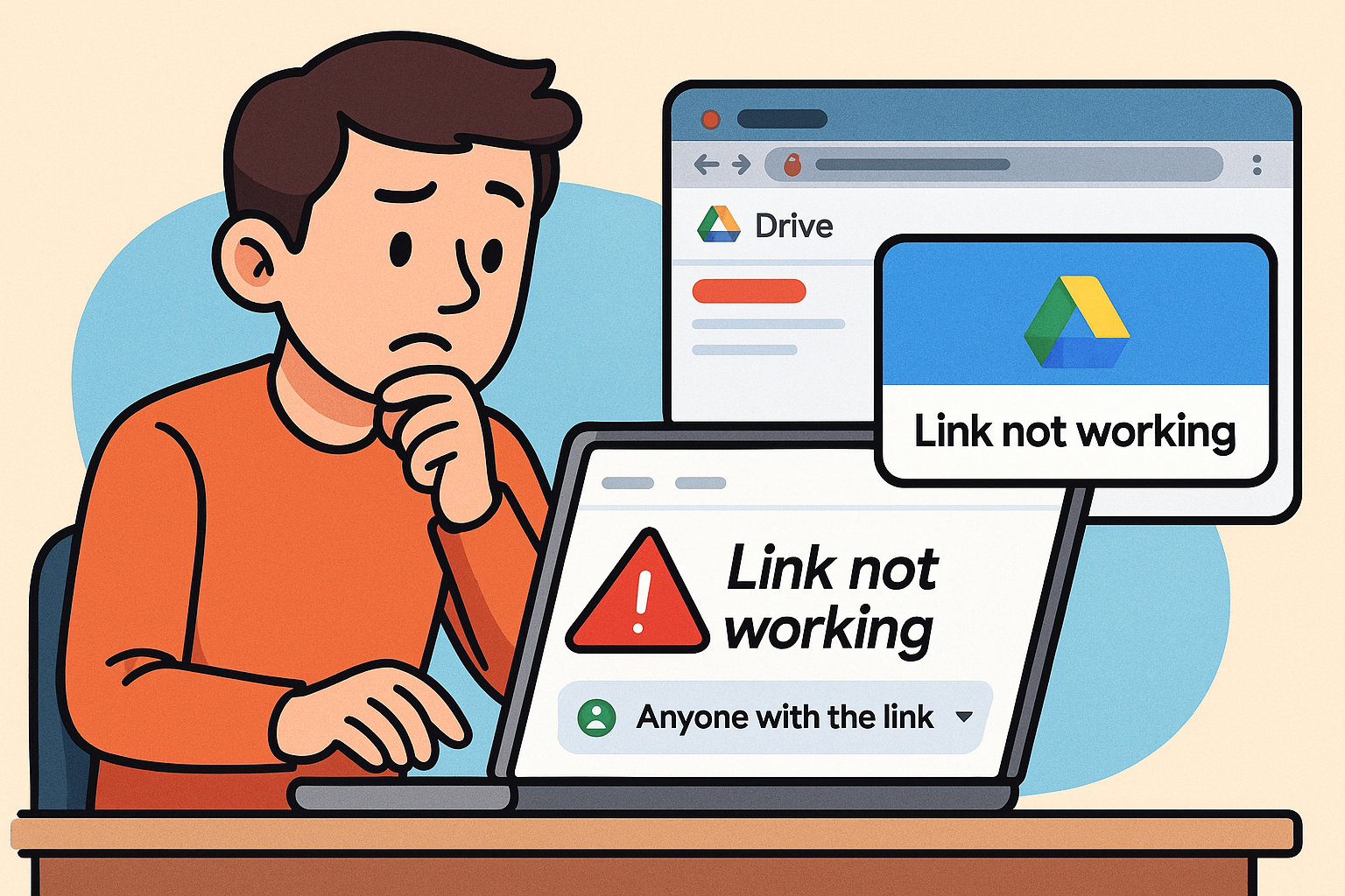 구글 드라이브 파일 링크가 작동하지 않을 때 해결하는 방법