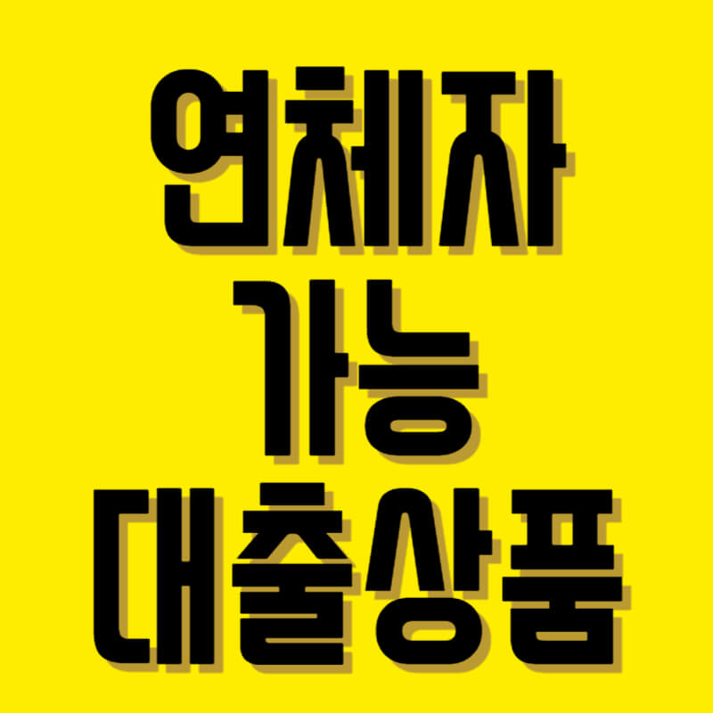 연체자 대출 가능한 곳