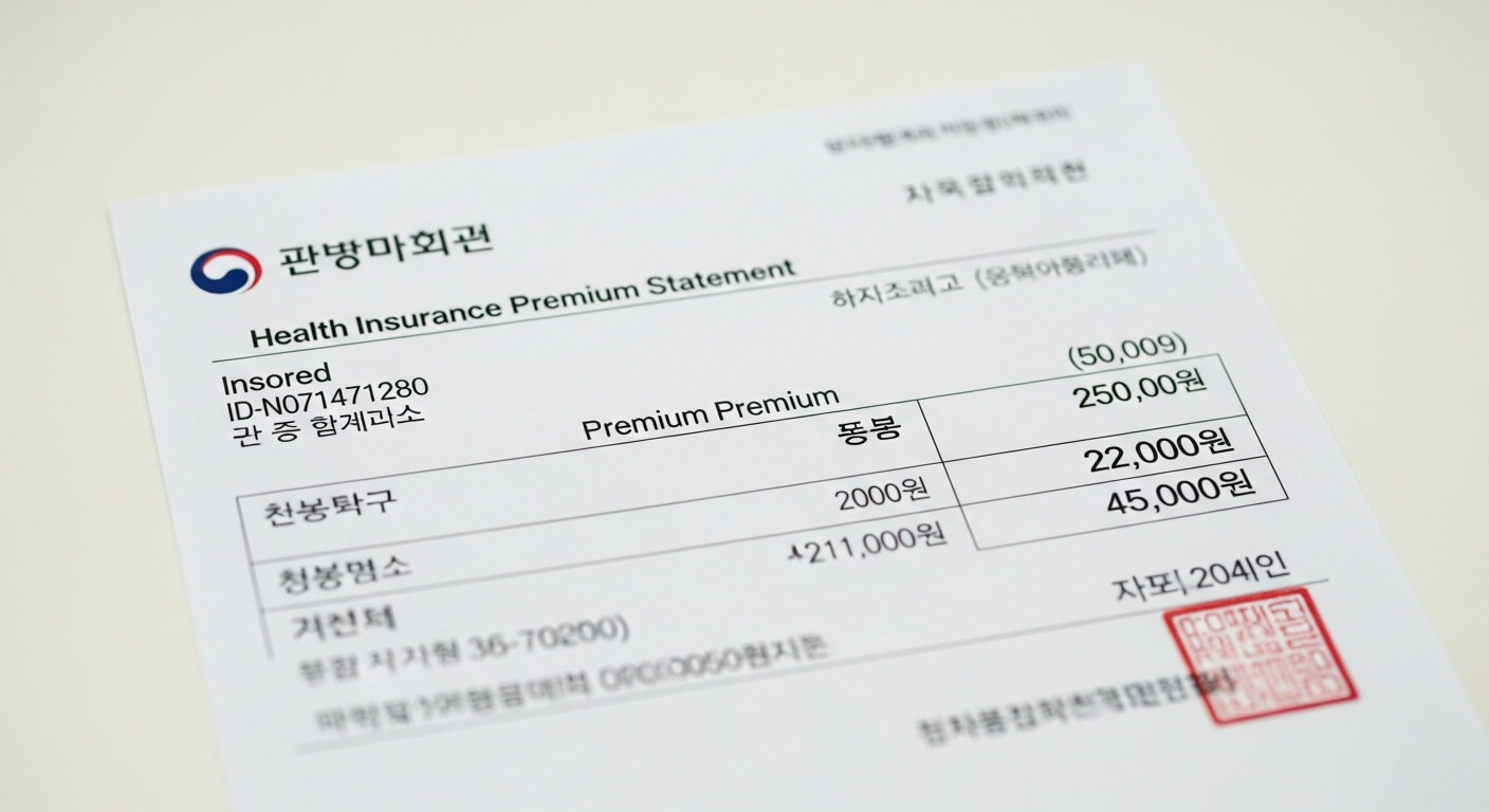 건강보험료 납부확인서