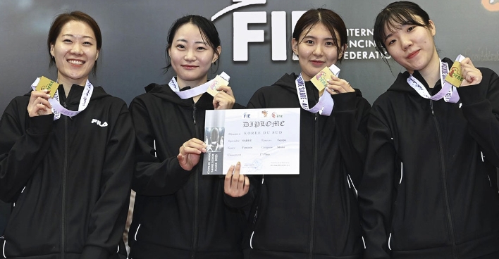 펜싱 여자 사브르 월드컵 우승