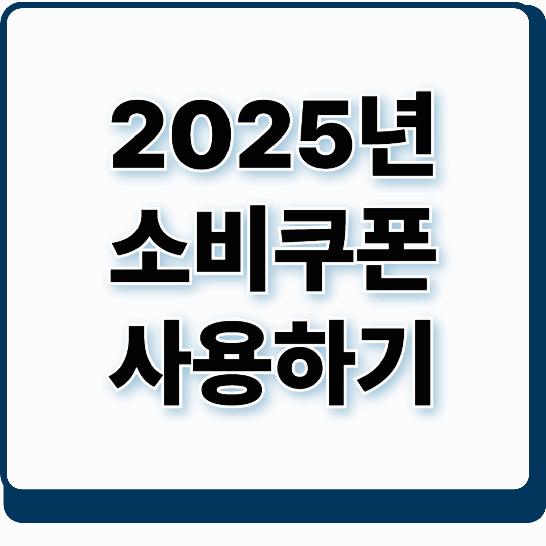 25년 민생회복 소비쿠폰 FAQ