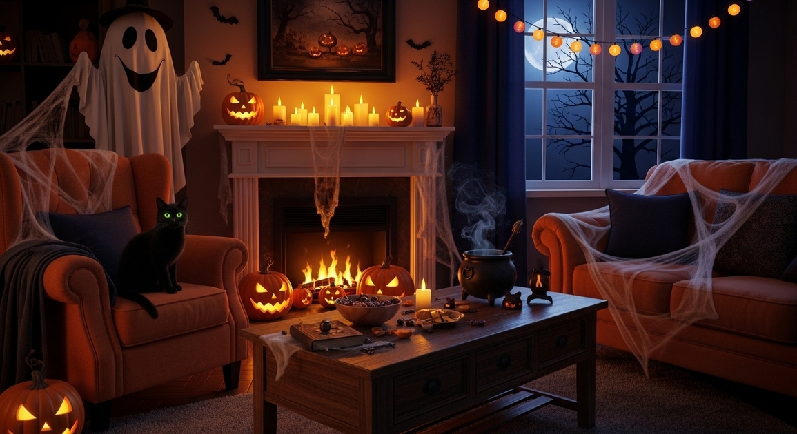 2025 할로윈 인테리어 트렌드 &ndash; 고딕 감성으로 꾸미는 가을 집