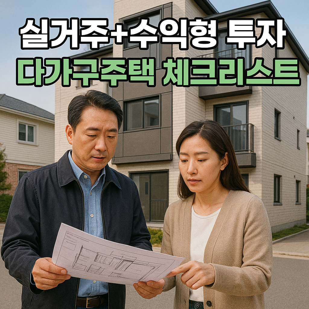 실거주와 수익형 투자를 동시에 고려하는 다가구주택 투자