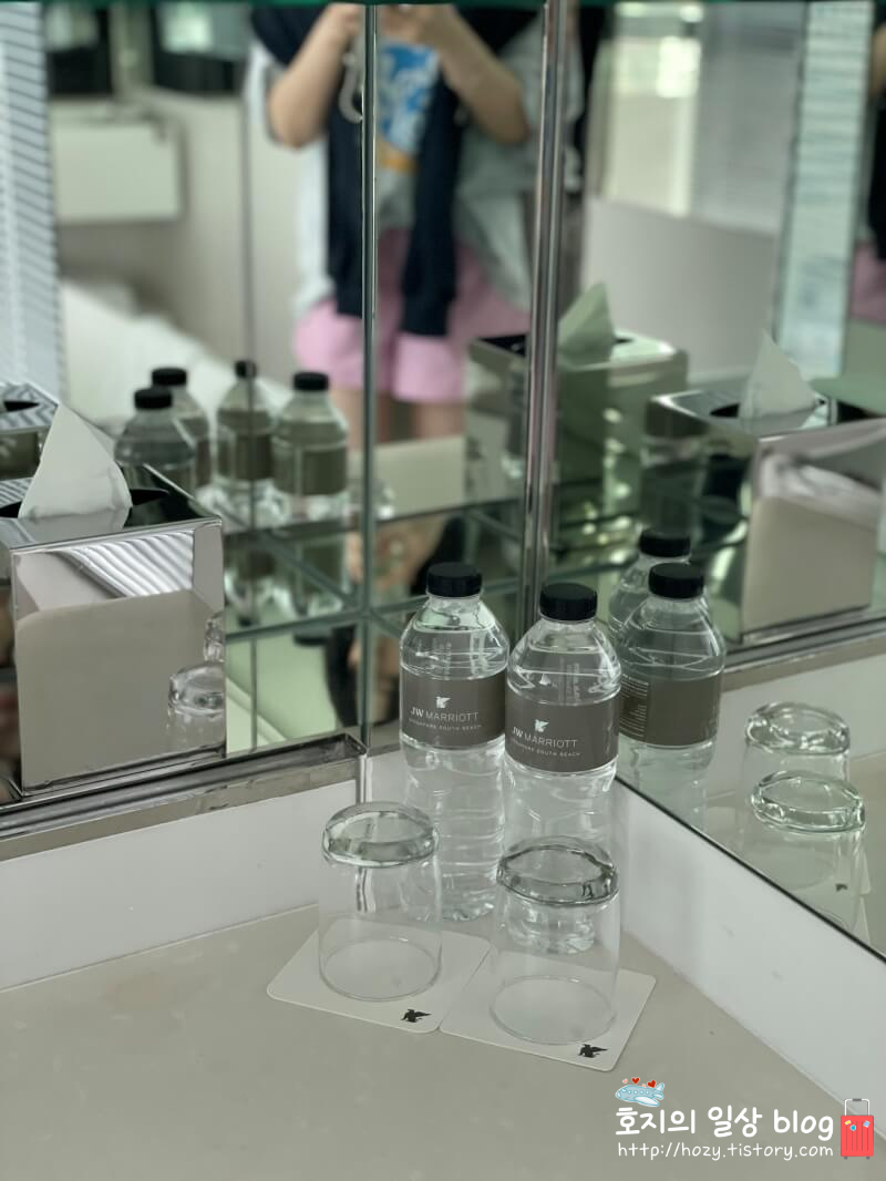 JW메리어트 싱가포르 디럭스 스위트룸 어메니티