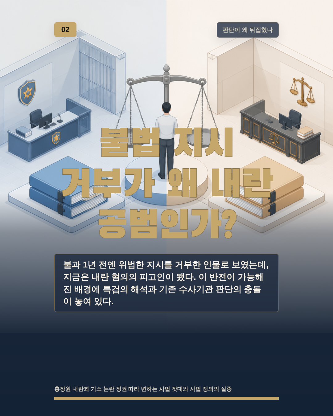 불법 지시 거부가 왜 내란 공범인가?