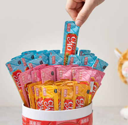 고양이 간식 츄르 이미지