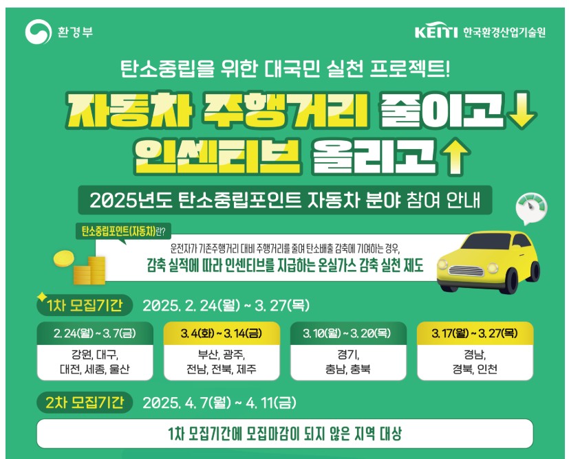 탄소중립포인트 자동차