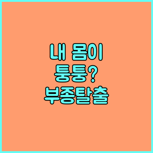 인바디 부종 지수 확인법과 체수분 조..