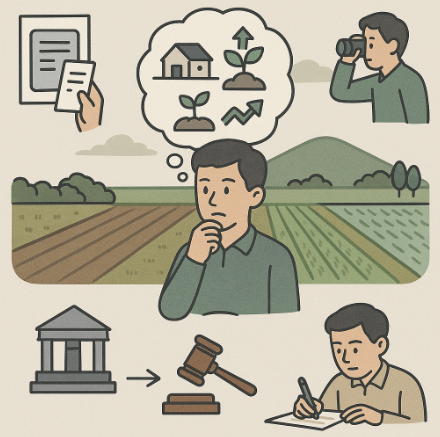 전답지 경매참여기