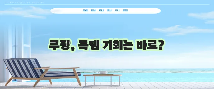 쿠팡 쇼핑몰 바로가기