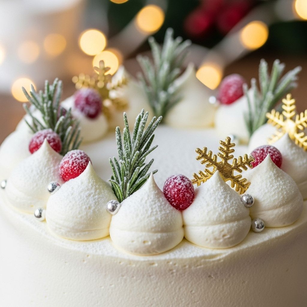 크리스마스 선물, 라즈베리 생크림 케이크