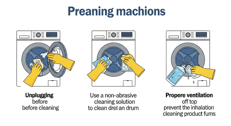 세탁조 청소 시 주의사항