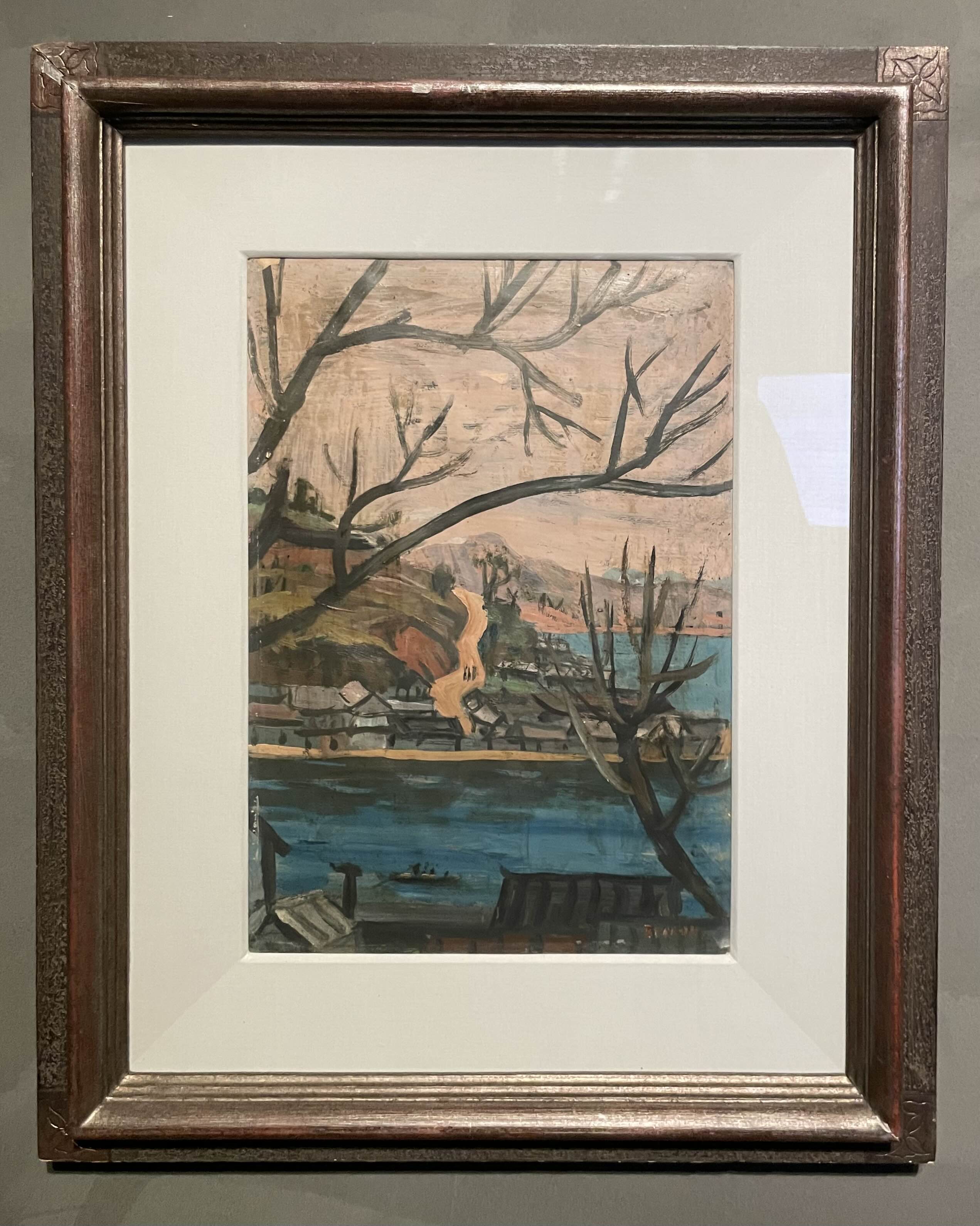 이중섭-길 (1953, 종이에 유채)