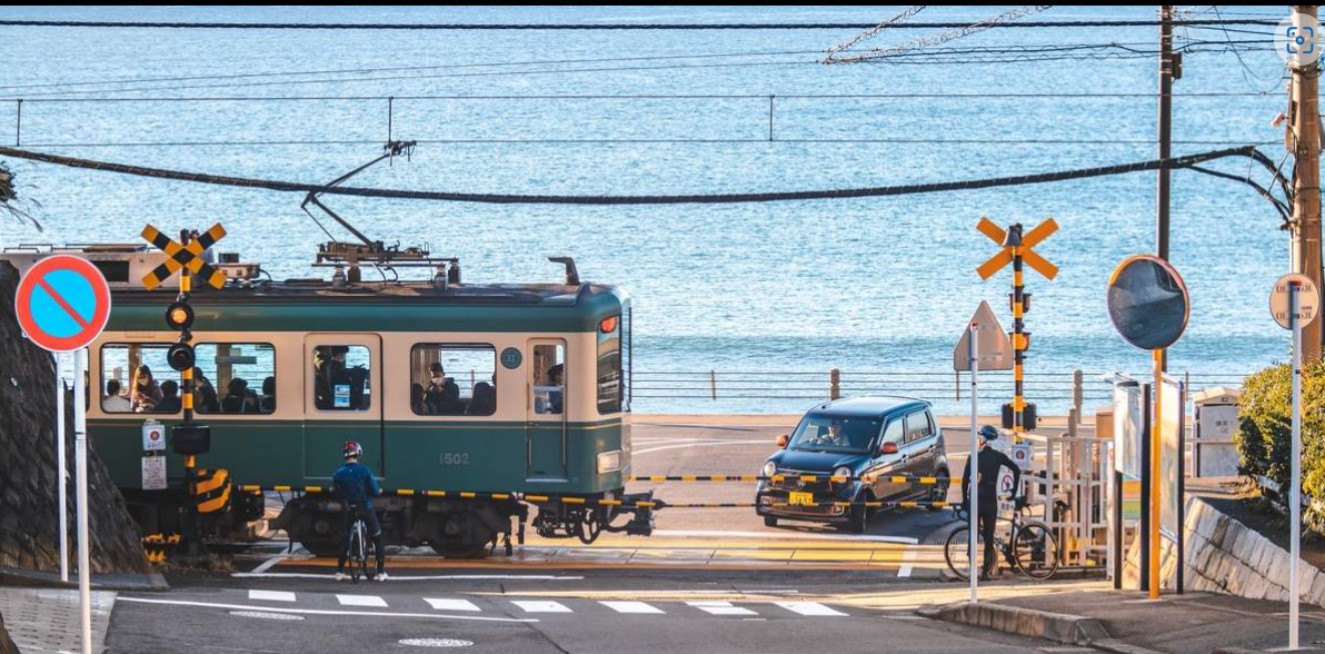 바다가 보이는 가마쿠라 철도