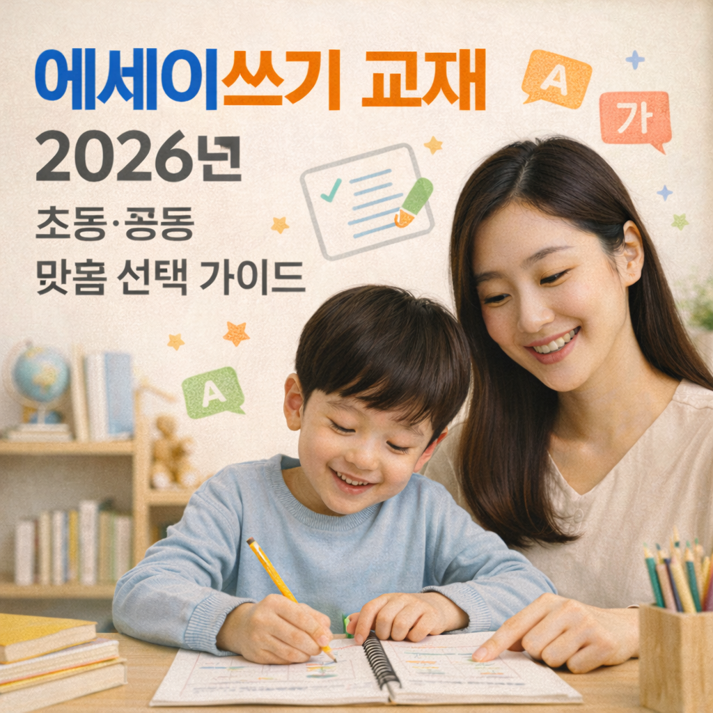 에세이쓰기 교재 2026년 ｜ 초등&middot;중등 맞춤 선택 가이드