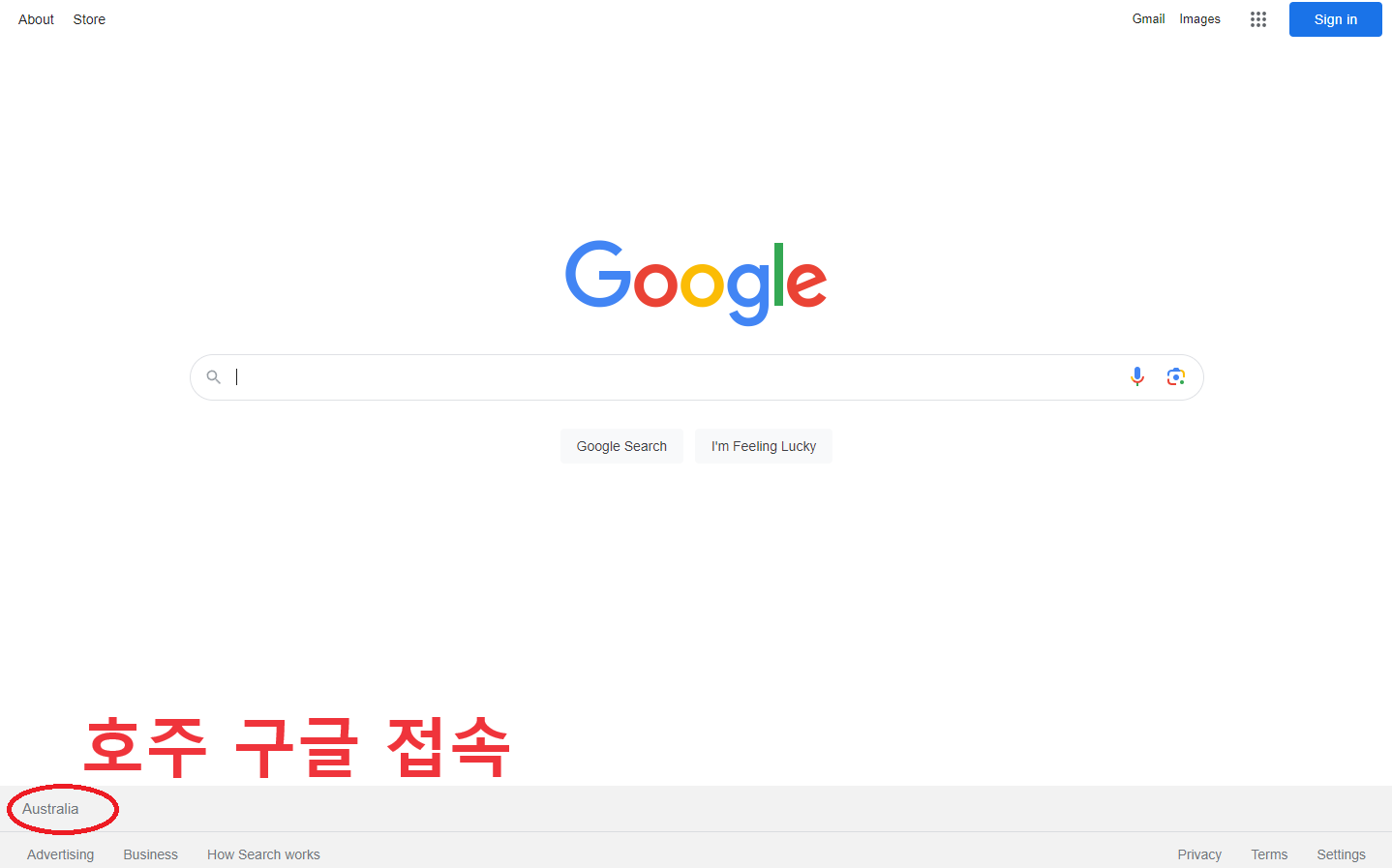 호주 구글