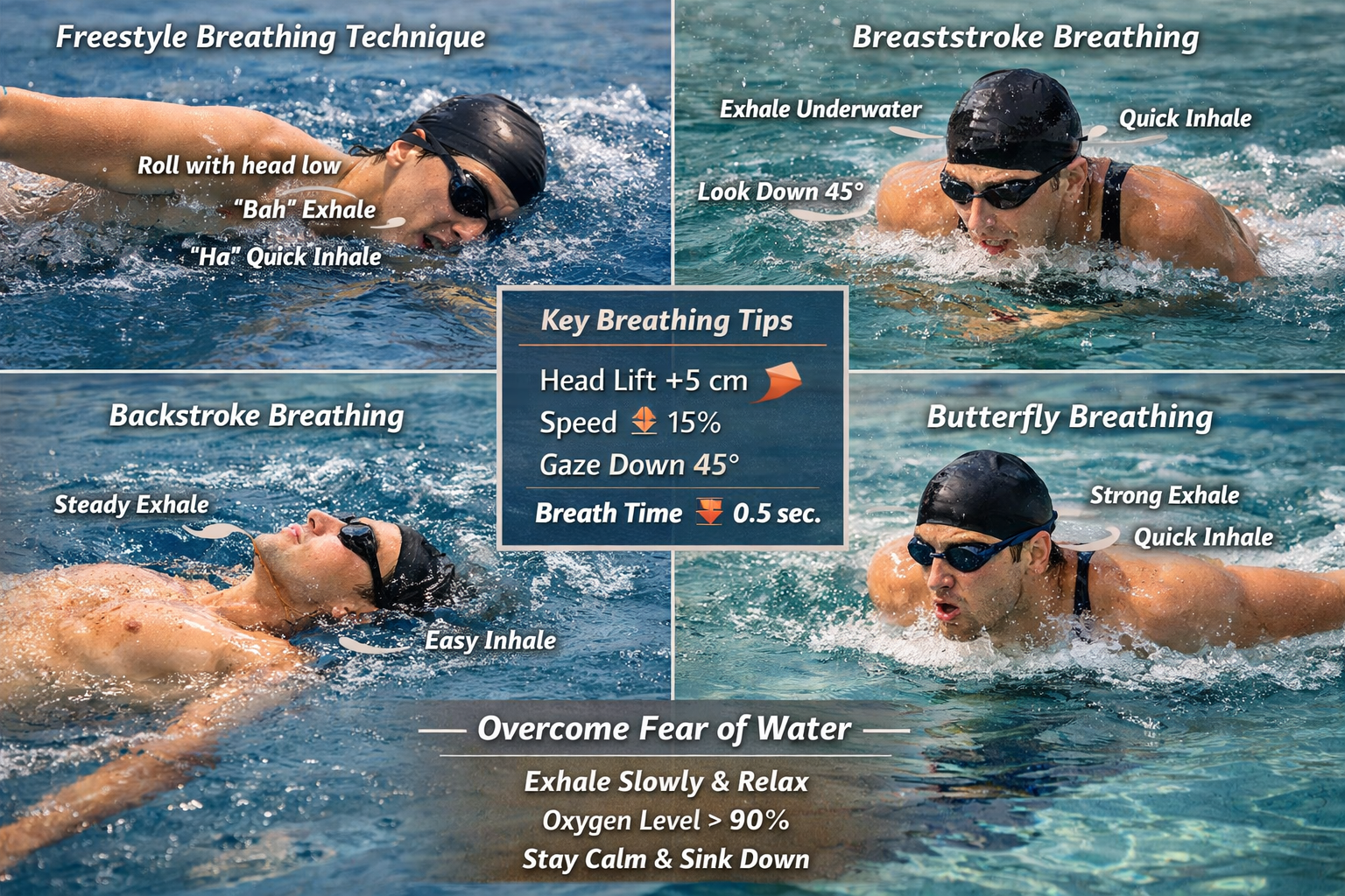 수영 호흡법 완벽 정리