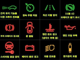 자동차 경고등 종류 [계기판 불빛 하나로 알 수 있는 차량 이상 신호]