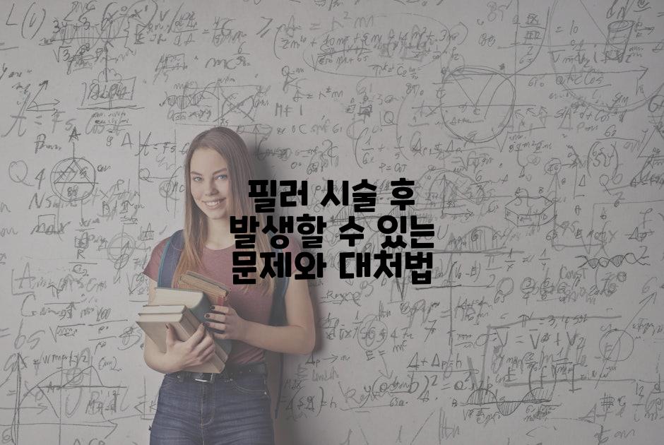 필러 시술 후 발생할 수 있는 문제와 대처법