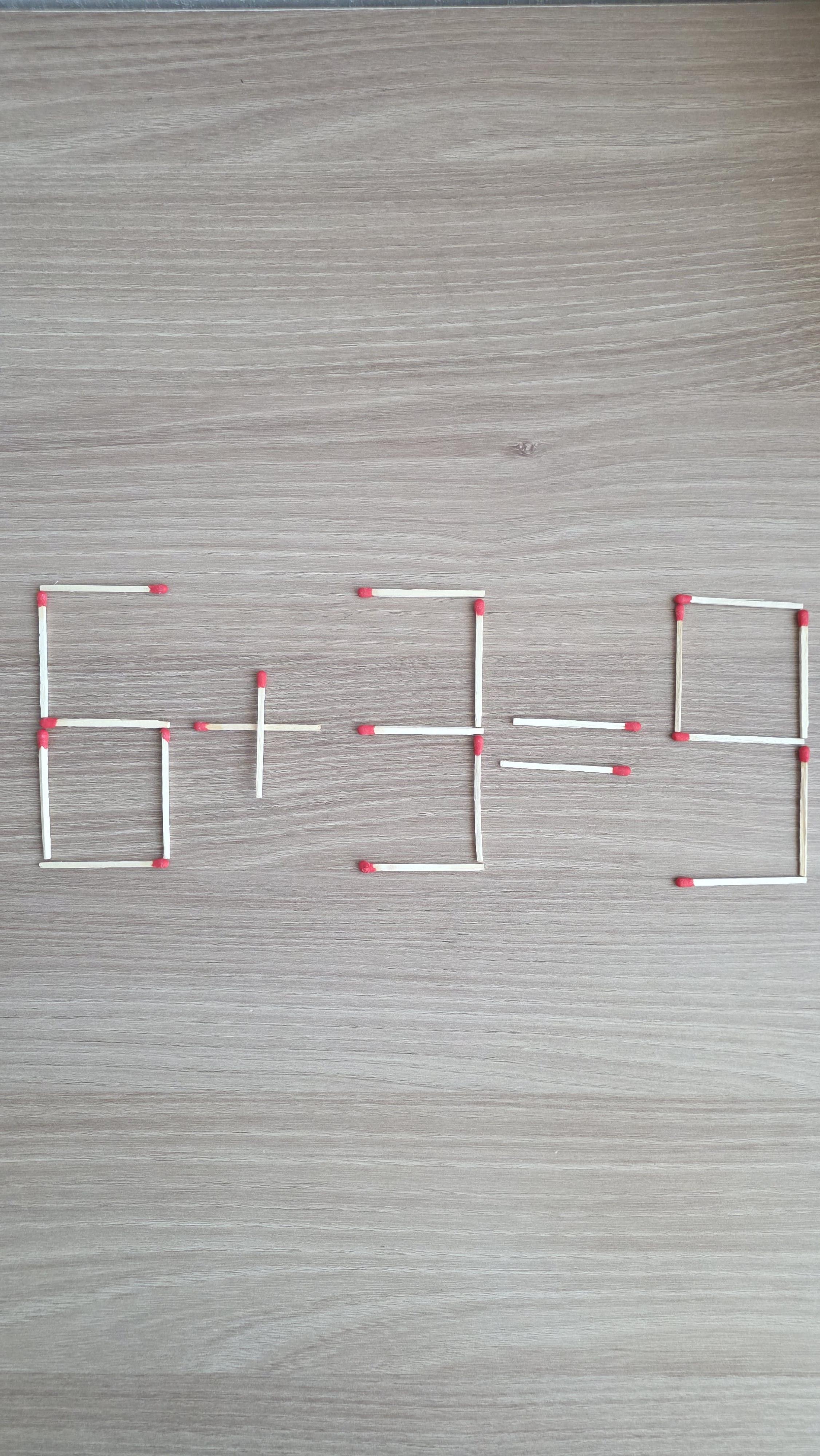 ［성냥개비 퀴즈 1］정답 3개 이미지