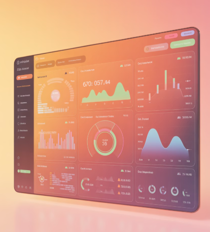 IDC 코로케이션 관리 및 모니터링 대시보드 예시 이미지