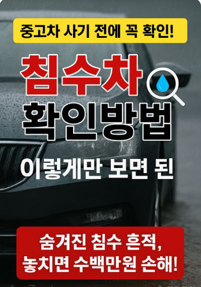 침수차 확인 조회방법
