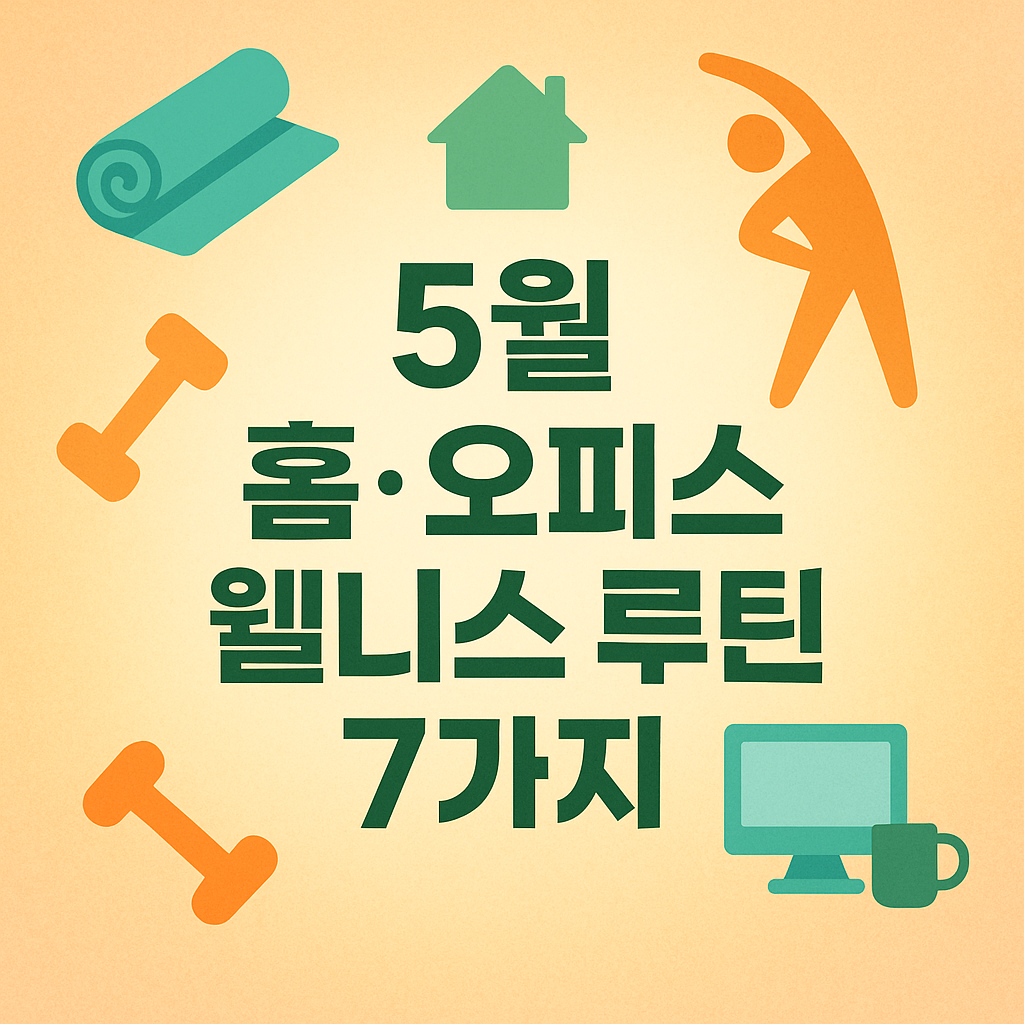홈·오피스 웰니스 루틴 7가지
