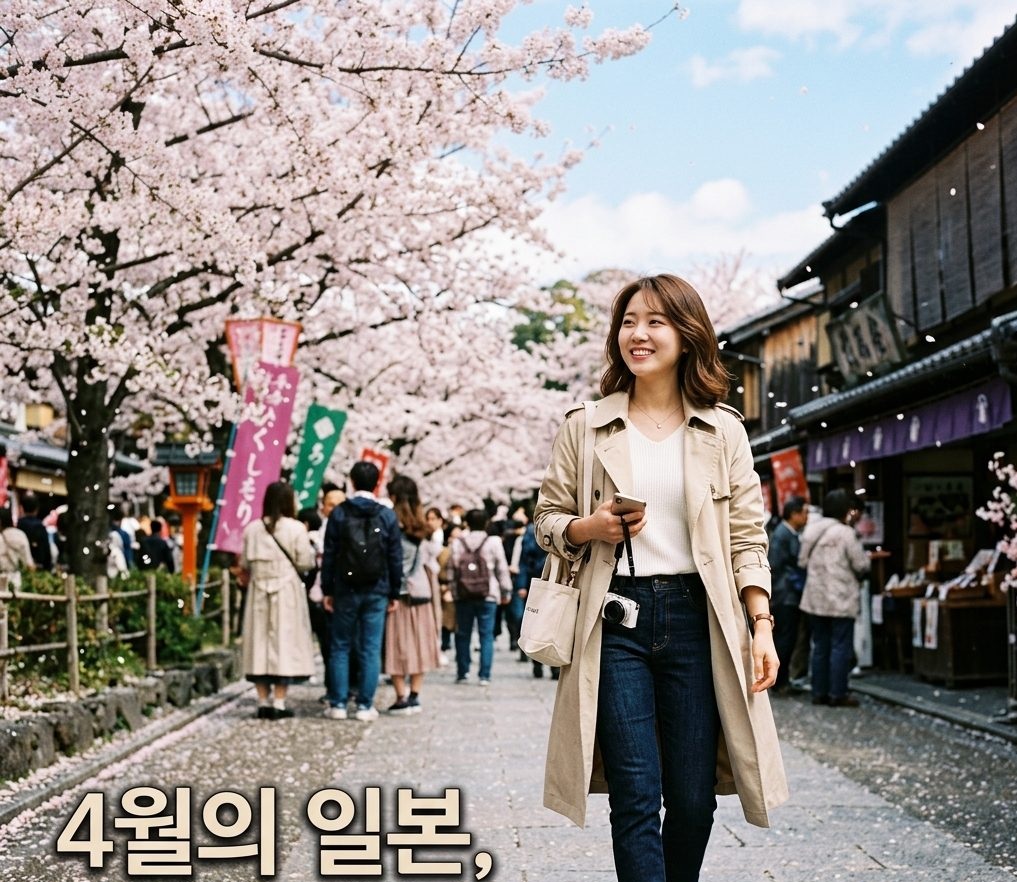 2026년 일본 4월 여행옷차림 (도쿄, 오사카, 후쿠오카)