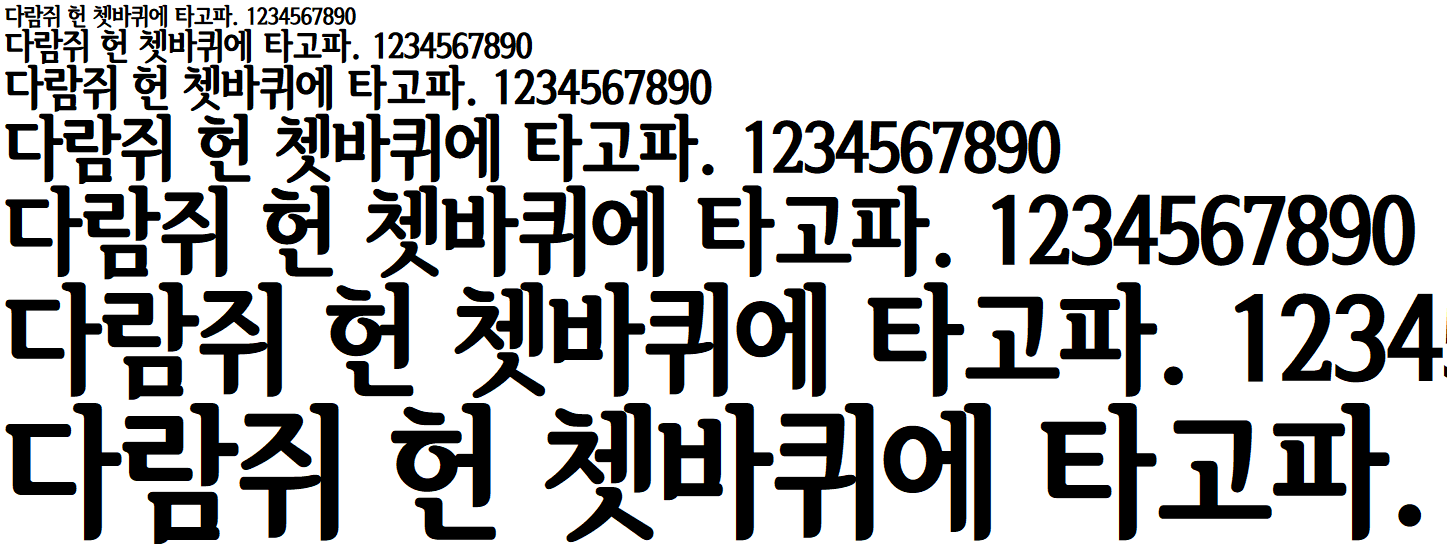 서울 한강체 BL
