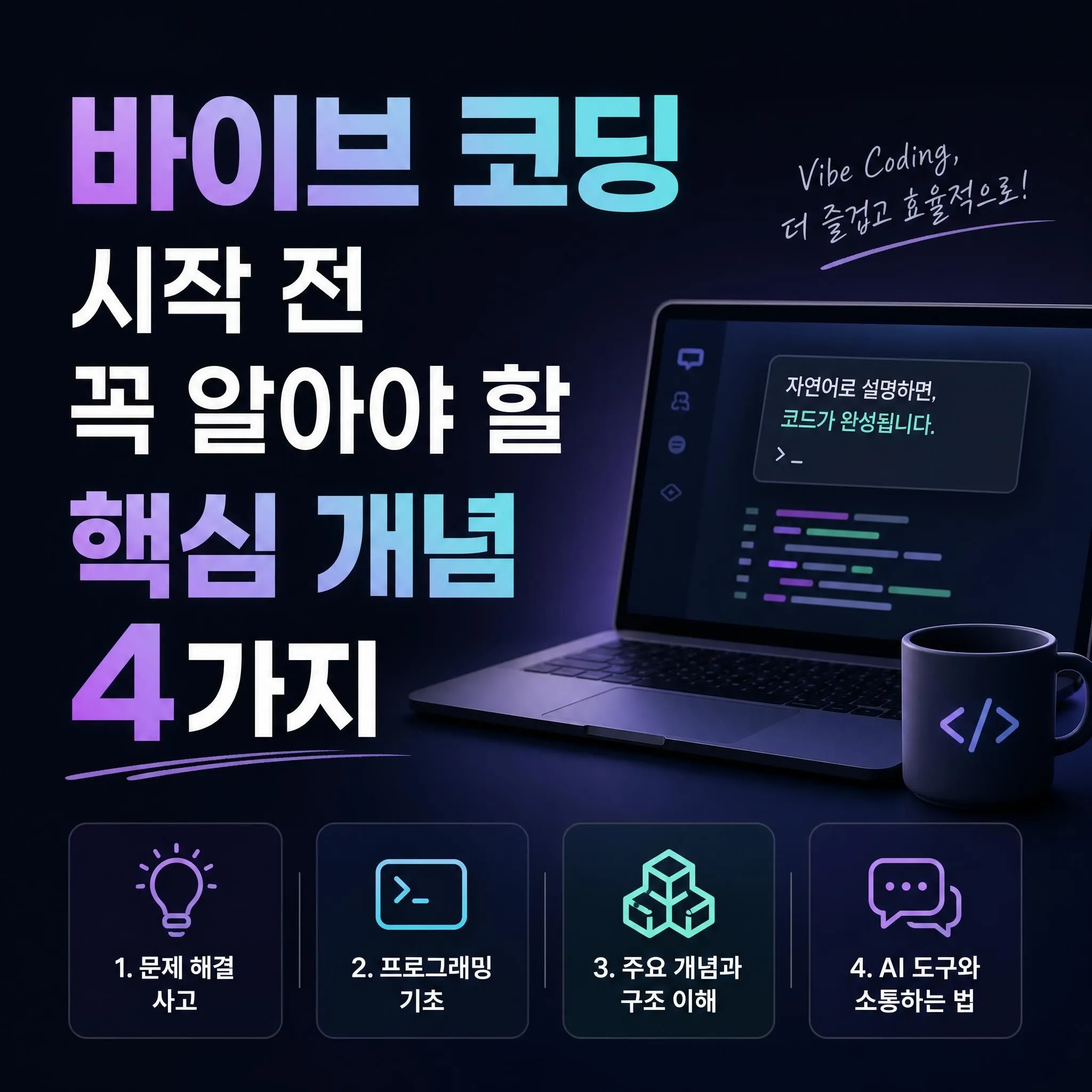바이브 코딩 시작 전 꼭 알아야 할 핵심 개념 4가지
