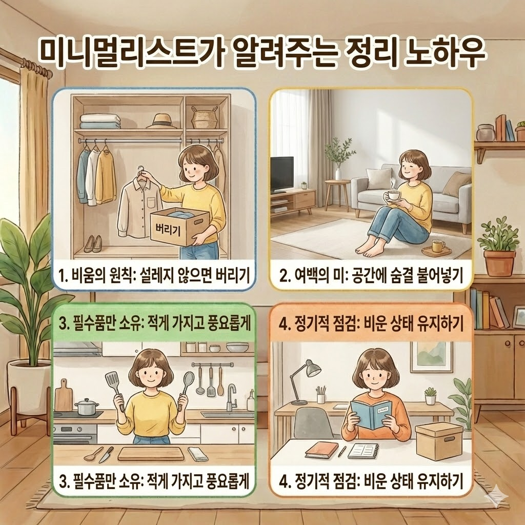 미니멀리스트가 알려주는 정리 노하우