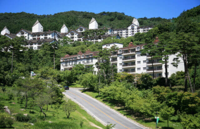 무주 리조트 전경