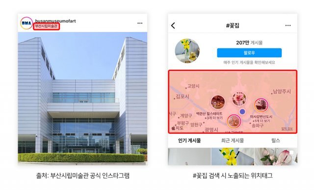 부산시립미술관공식인스타그램_위치태그