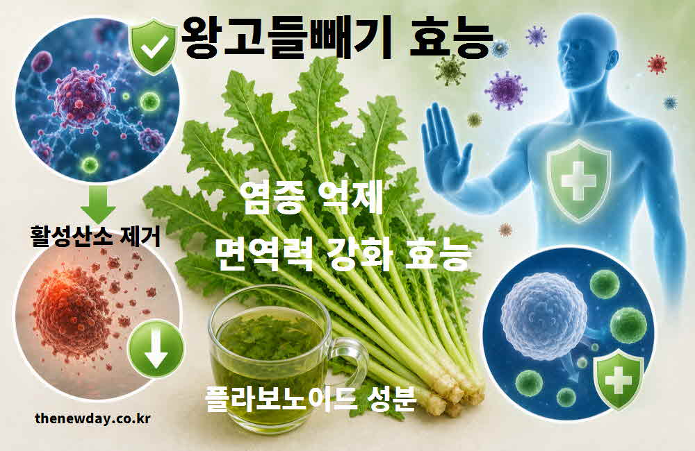 왕고들빼기 효능 염증 억제 면역력 강화