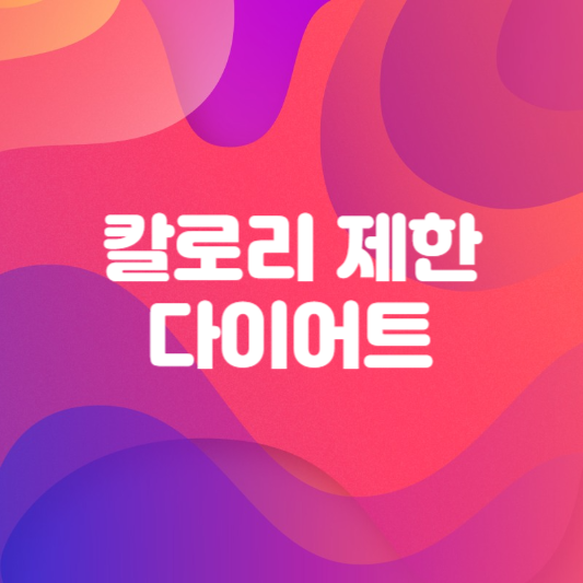 칼로리 제한 다이어트