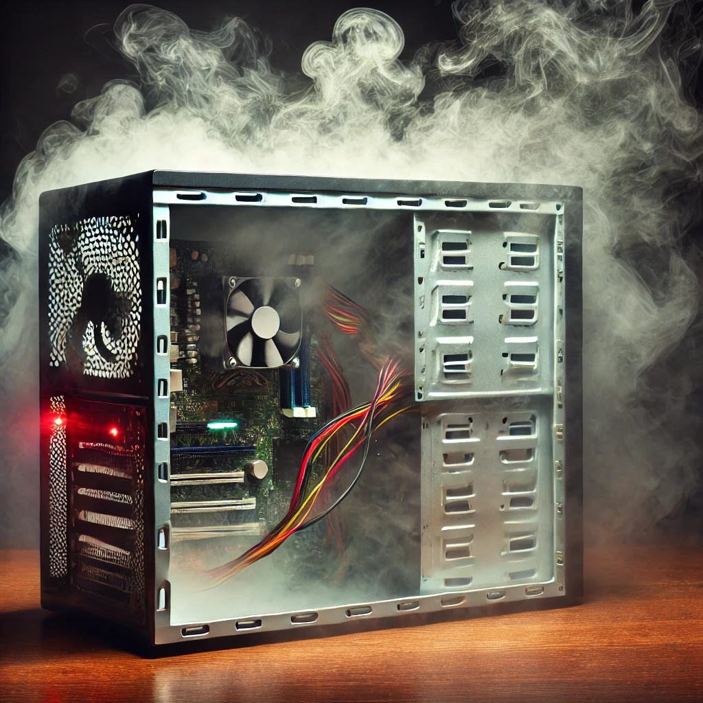 컴퓨터에서 타는 냄새가 날 때 점검 및 해결 방법