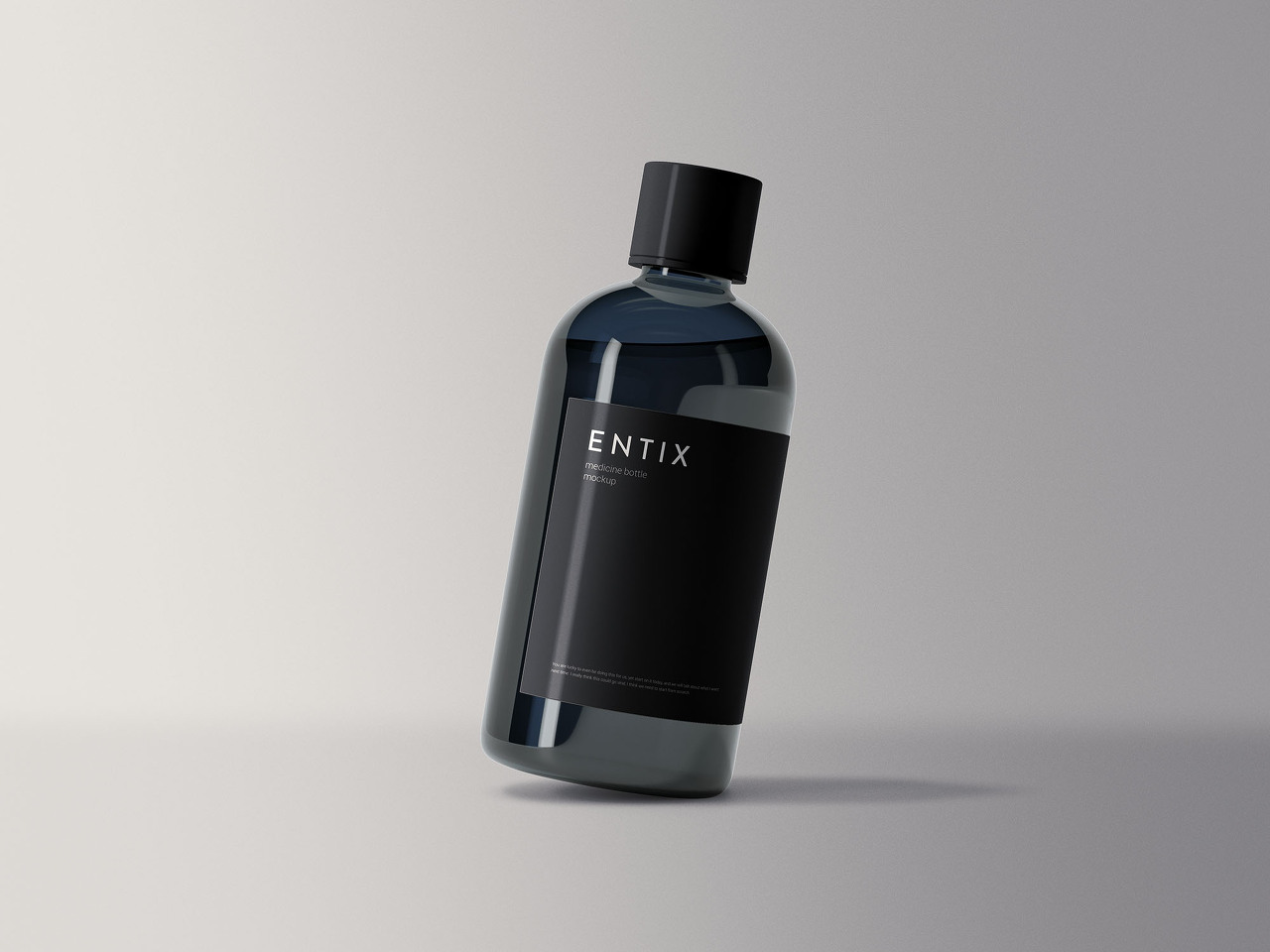 Medicine Bottle Mockup(의약품 용기 목업)