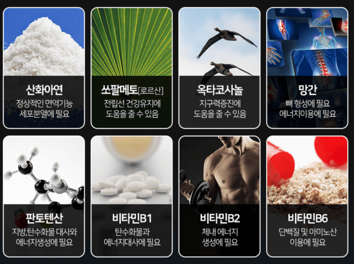 브이맥스 울트라 성분 사진