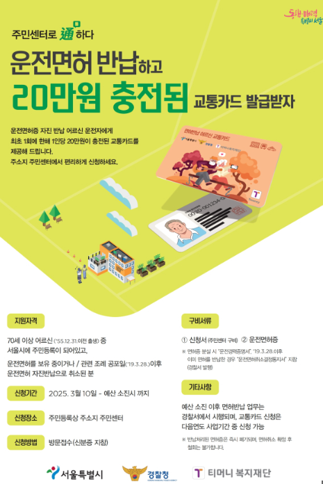 반납 지원 포스터