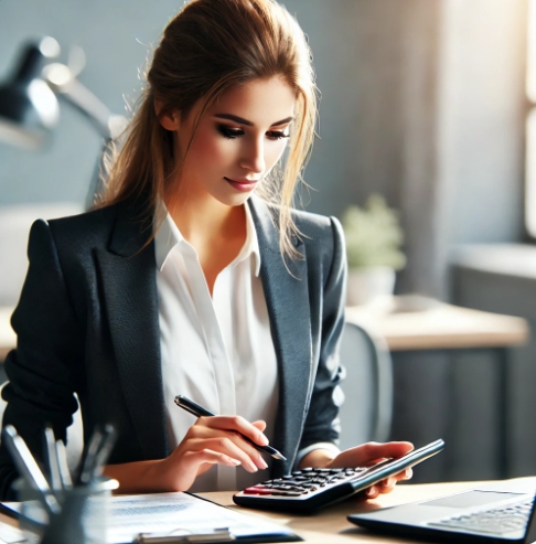 4대보험 신고하는 모습을 표현한 이미지