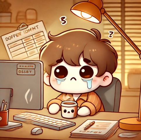 피곤한 직장인 이미지