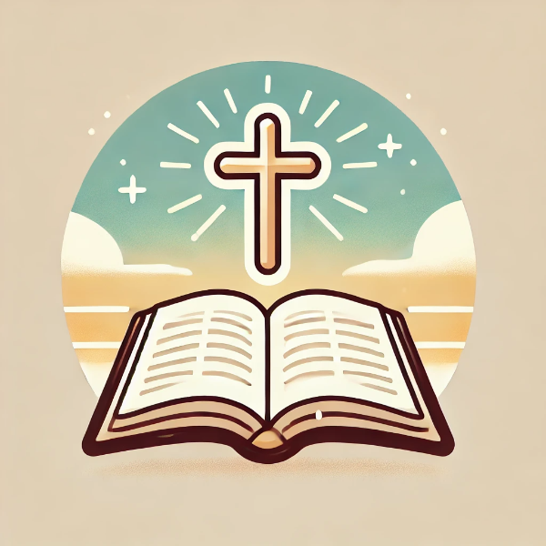 십자가와 성경책 클립아트