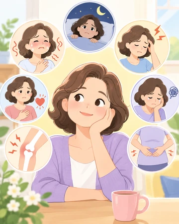 갱년기증상으로 나타나는 신체 변화6