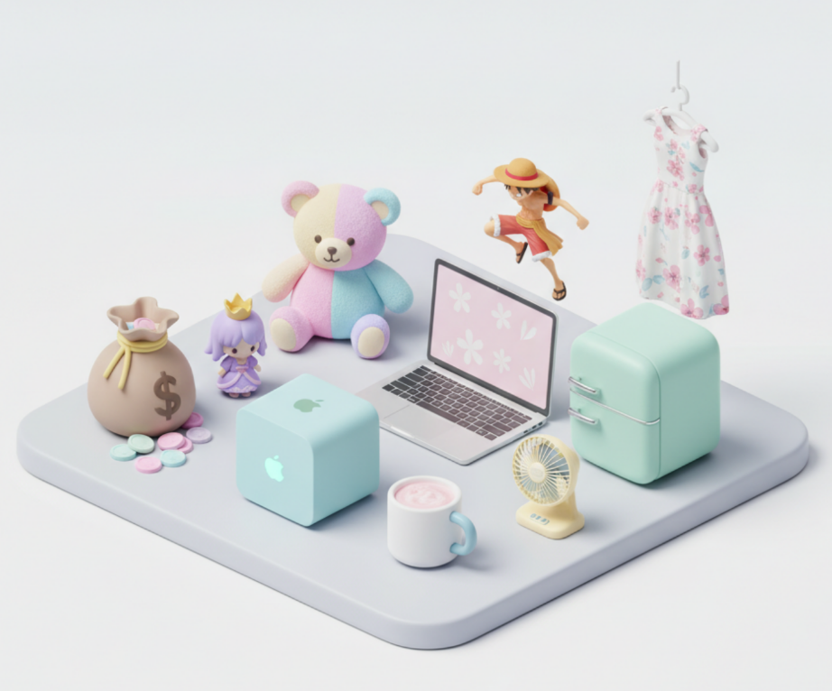 구글 믹스보드 3D 아이소메트릭 썸네일 생성