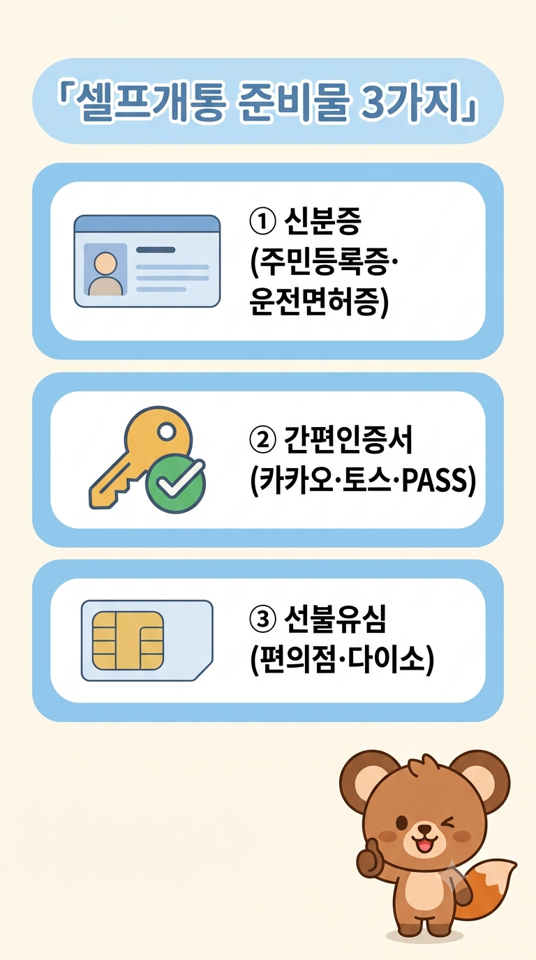 선불폰 개통 방법, 유심 사서 셀프로 여는 순서 처음이면 이대로만